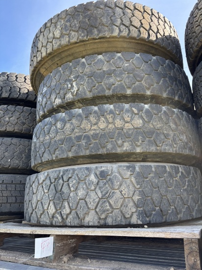 (4) 12R x 22.5 TIRES