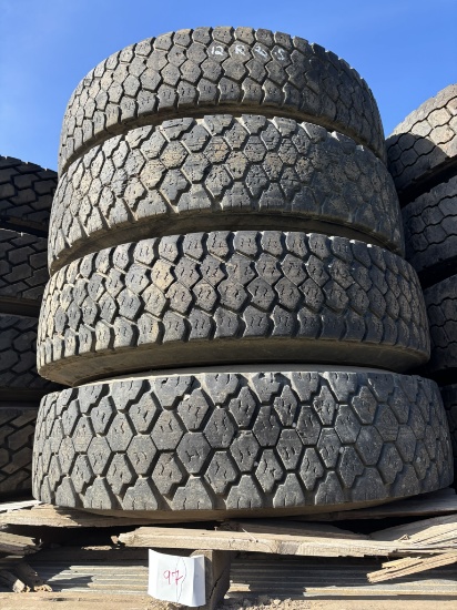 (4) 12R x 22.5" TIRES