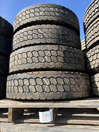(4) 11R x 22.5" TIRES HP