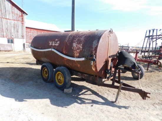 Tandem Axle Portable Water Tank