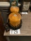 TWO AMBER FLASHING LIGHTS