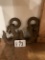 TWO HEAVY DUTY ALLOY HOOKS