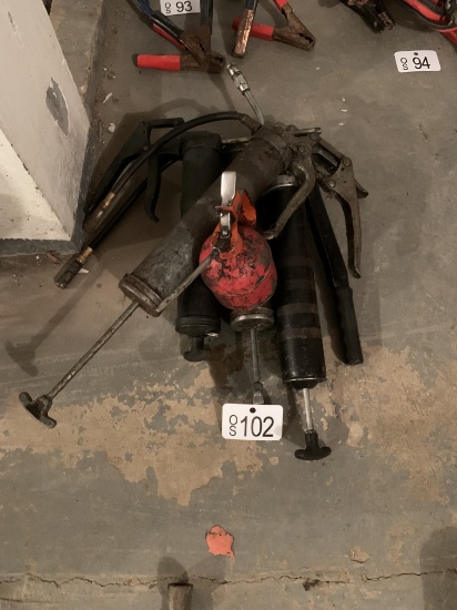 QTY OF GREASE GUNS