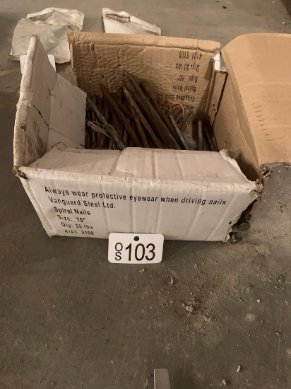 HALF BOX OF 10" SPIKES