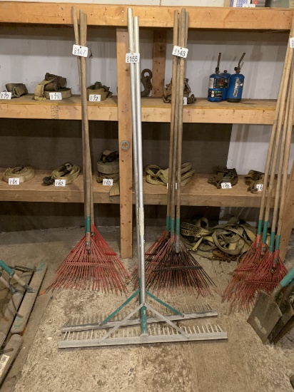 TWO CONCRETE RAKES