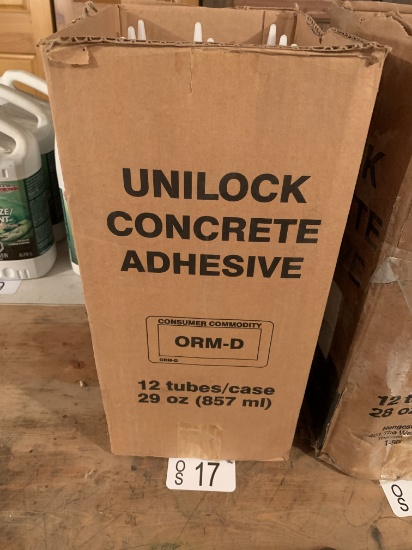 ELEVEN NEW UNILOCK CONCRETE ADHESIVE TUBES