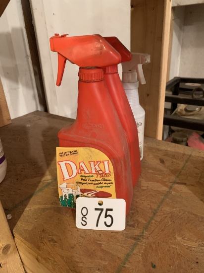 THREE ASSORTED PATIO FURNITURE CLEANERS