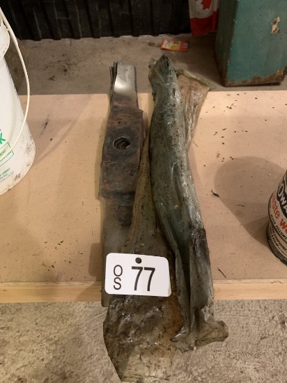 SIX NEW LAWNMOWER BLADES