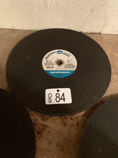 TWO NEW ABMAST PREMIUM 14" X 5/32"  ASPHALT BLADES