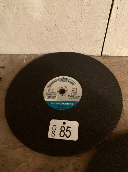 TWO NEW ABMAST PREMIUM 14" X 5/32"  ASPHALT BLADES
