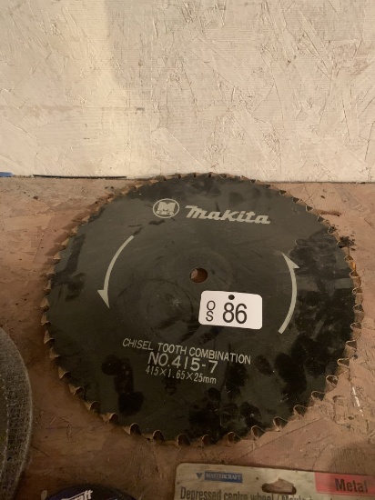 THREE NEW MAKITA CHISEL TOOTH COMBINATION BLADE