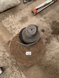 ROLL OF GARDEN EDGE BURLAP AND STYROFOAM