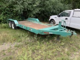 14FT BUMPER HITCH TANDEM AXLE TRAILER