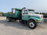 1997 INTERNATIONAL 4900 S/A DUMP BOX TRUCK