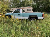 2007 GMC SIERRA 2500 HD 4X4 PICKUP WITH SNOW BLADE