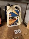 TWO OPENED MOTOR OIL