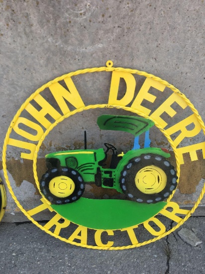 "John Deer Tractor" Sign