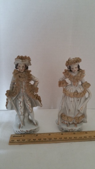 Pair of Victorian porcelain figurines