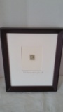 Framed 1918 George Washington Green 1 Cent Stamp