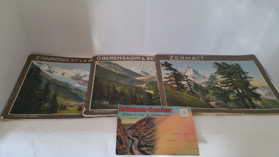 Photo books from Europe and post cards from Rocky Mnt.