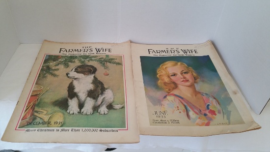 Two Farmers Wife's Magazines 1933 and 1931