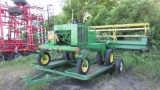 JD 800 Swather With Trailer