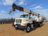 2007 Sterling L7500 T/A Crane Truck, s/n 2fzhatdc67aw68523, c7 eng, 9 spd trans, od reads 37011