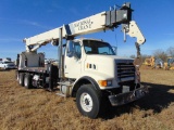 2007 Sterling L7500 Crane Truck, s/n 2fzhatdc47aw68522, cat eng,9 spd trans,od reads 36863 miles,