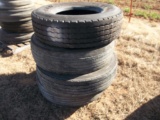 (3) Bridgestone & (1) Goodyear 315/80r22.5 tires