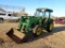 John Deere 5420 MFWD Farm Tractor w/541 Loader, s/n s143571, g.p bkt, cab, 3pt, pto, 2 remotes, hour