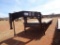 Road Boss 36' Gooseneck Tri axle Flatbed Trailer, s/n , rolling tailboard,