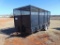 16'x6' T/A Shopbuilt Bumper Pull Trash Trailer, (Bill of Sale Only)