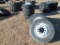 (8) New 235/17.5 tires on 10 lug wheels,
