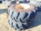 (2) 16.9-24 tires on rims