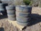 (8)22.5 tires on 10 hole rims