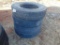 (4) 11r24.5 tires