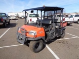 2013 Kubota 1140 Side by Side, diesel eng, 4 passenger, (Bill of Sale)