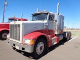 1997 Peterbilt 377 T/A Truck Tractor, s/n 1xpcdb9x1vn437267, cat 3406e eng, 10 spd trans, od reads
