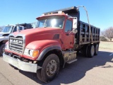 2005 Mack CV713 Granite T/A Dump Truck, s/n 1m2ag11c15m034247, AL400 eng, 10 spd trans, 17-19 yd