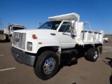 1996 Chevy Kodiak S/A Dump Truck, s/n 1gbl7h1j3tj105519, cat eng, 6 spd trans, od reads 101478