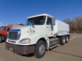 2005 Freightliner T/A Water Truck, s/n 1fuja6de45pu48890, cat c13 eng, 10 spd trans, od reads 654740