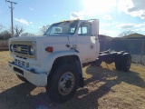 1984 Chevy C60 Cab & Chassis, s/n 1cbk6d1a3ev138748, v8 gas eng, 5 spd trans, od reads 73411 miles,
