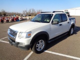 2008 Ford Explorer SportTrac Crew Cab Pickup S/N 1FMEU31E08UA44604 V6 Gas Auto Eng, 132634 Miles