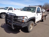 2007 Chevy 2500 4x4 Pickup, s/n 1gchk24u67e112563, v8 gas eng, auto trans, od reads 140327 miles,