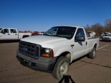 2006 Ford F250 4x4 Pickup, s/n 1ftnf21516ec84566, v8 gas eng, auto trans, od reads 137809 miles,
