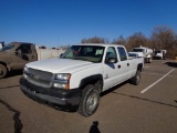 2004 Chevy 3500 4x4 Crewcab Pickup, s/n 1gch1033u94f182247, v8 gas eng, auto trans, odometer not