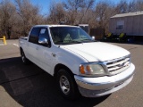 2001 Ford F150 Crewcab Pickup, s/n 1ftrw07l61kc26328, v8 eng, auto trans, od reads 159812 miles,