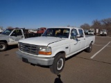 1994 Ford F350 Crewcab Pickup, s/n 1ftjw35h7rea36223, gas eng, auto trans, od reads 170512 miles,