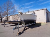1986 Carver Boat, s/n cdrj0006g586, (2) gm 350 engs, instigator aluminum tri axle trailer,