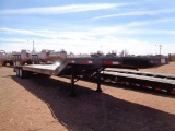 2018 Nuttall 235LB T/A Equipment Trailer, s/n 4c9ln4426ja061911, 27' deck, 17' neck, dove tail w/air